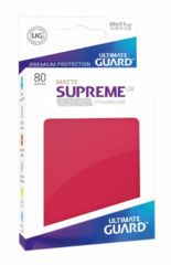 Ultimate Guard - SUPREME UX SLEEVES MATTE - Standard size - red